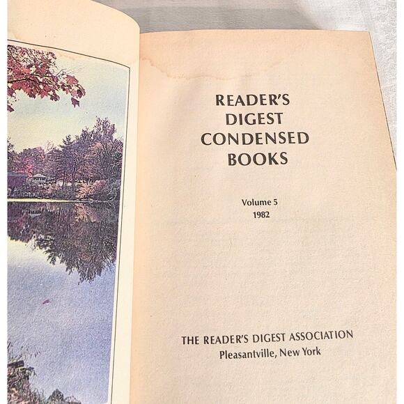 Vtg. Reader's Digest Condensed Books Vol. 5 - 1982 Various Authors 1st Edition - Picture 5 of 6